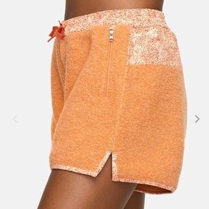 Outdoor Voices MegaFleece Shorts Papaya NWOT